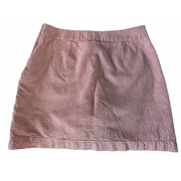 Talbots Outlet | Seersucker Skort | Pink | 8P - Picture 2 of 11